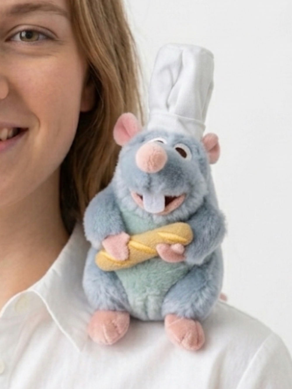 New Remy from Ratatouille Magnetic Shoulder Pal Plush Toy